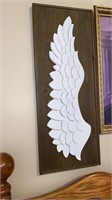 Angel wing in frames 32 x 12 inches. Pair