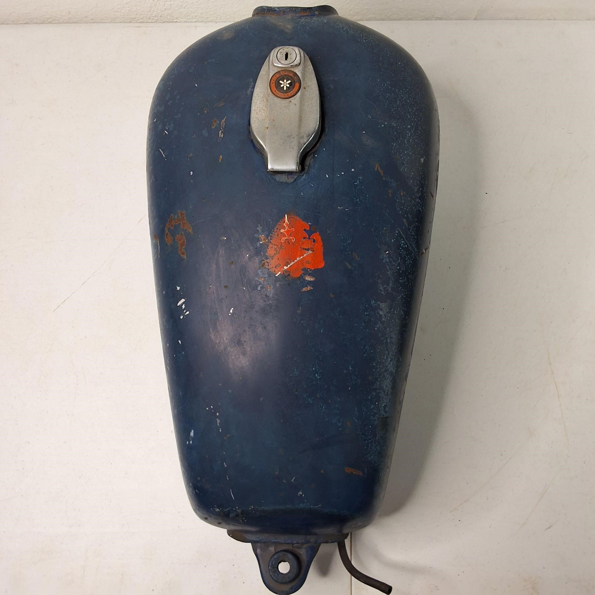 VINTAGE MOTORCYCLE GAS TANKS-COVERS AND MORE