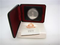 RCM 1977 THRONE OF THE SENATE SILVER DOLLAR COIN