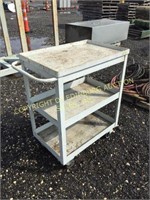 19" X 30" X 36" THREE SHELF METAL CART