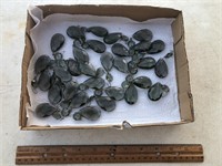 Lot of Grey Vintage Lamp Crystals