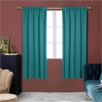 P3367  Deconovo Turquoise Blackout Curtains, 42 x