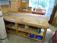 Large Workbench with Contents - 51x100x32 -