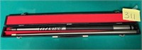Pool stick with carry case
