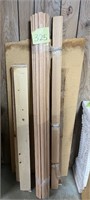 Wooden trim, slats, etc