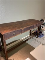 Antique 3 Drawer Architect's Table