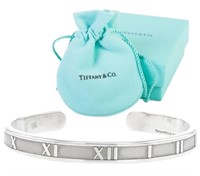 Tiffany & Co Silver Atlas Cuff Bracelet