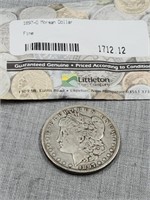 1897-0 Morgan Silver Dollar, Fine