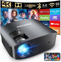 NEW $250 4K Support Projector w/WiFi & Bluetooth