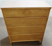 Vintage Kroehler Furniture 4-Drawer Dresser