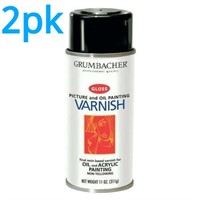 2pk Grumbacher Picture Varnish  12.75 oz.  Gloss