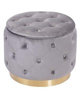 DEERUN Modern Velvet Tufted Button Upholstered Rou