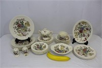 Vintage Mayflower Hand Painted Floral China Set
