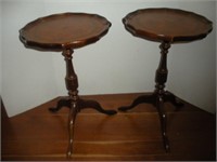 2 Leathertop Tables, 13x20