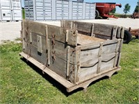 Antique Wooden Wagon Box - 64x90"