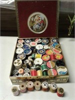 Sewing Thread in tin