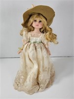 Porcelain Doll 13" Tall