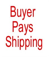 Smaller Items Are Shippable - Buyer Pays Shipping
