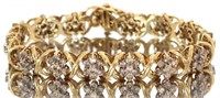 14kt Gold 5.00ct Brilliant Diamond Tennis Bracelet