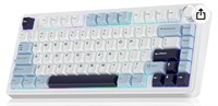 AULA F75 75% Wireless Mechanical Keyboard,Gasket