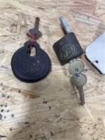 US Army Padlock, WB Wilson Bohannon Padlock both