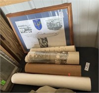 Lot of Rolled Military Photos