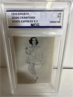 1939 Ardith Joan Crawford graded card