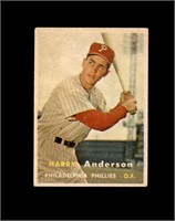 1957 Topps #404 Harry Anderson VG to VG-EX+