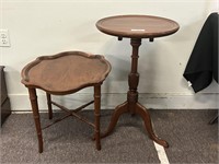 Vintage End Table And Stand