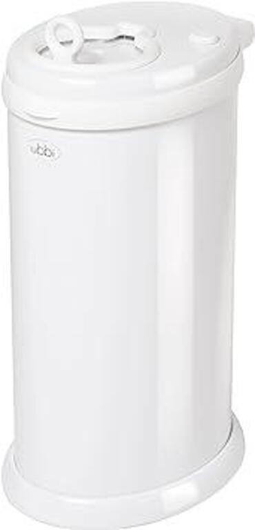 Ubbi Steel Diaper Pail - White