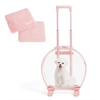 VETRESKA Pet Carrier with 2 Mats, Pink Pet Transpo