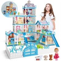 SM4326  JoyStone DollHouse, 11-Room Dream Toy, Blu