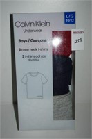 3PACK CALVIN KLEIN BOYS CREW NECK T-SHIRT SIZE LAR