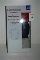 3PACK CALVIN KLEIN BOYS CREW NECK T-SHIRT SIZE LAR