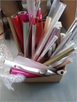 BOX full of various different paper supplies
