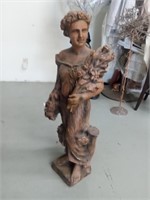 Composite statue.  Roman style statue.  44 in