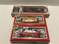 Three Life-Like HO Gauge Model Trains