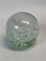 Murano Style Art Glass Paperweight 2” (Quarter