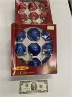 Christmas Ornaments: Blue & Red