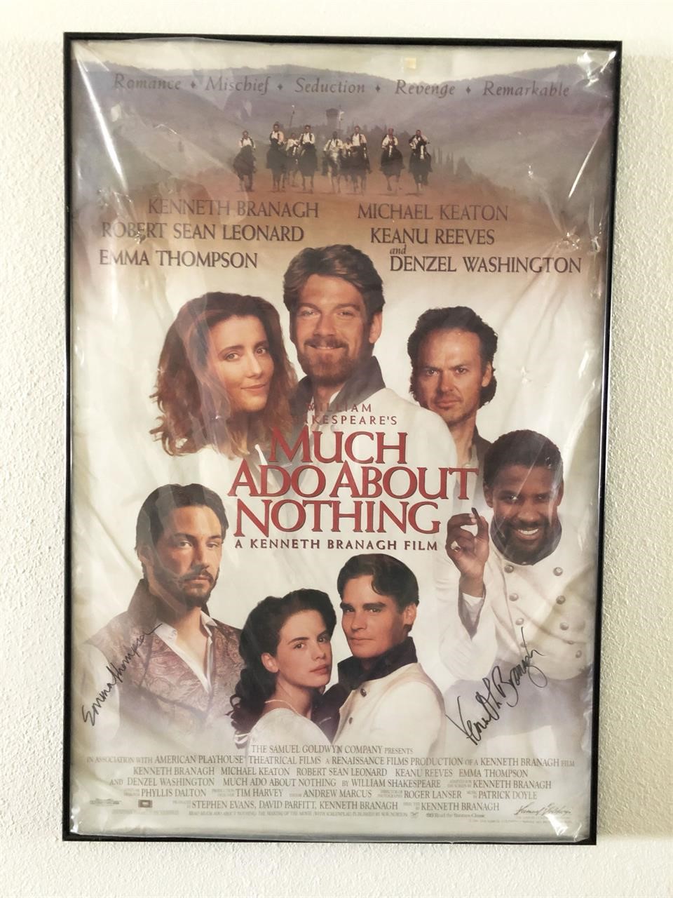 Much Ado About Nothing signed poster