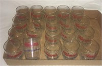 20-Small Hamm’s Beer Glasses