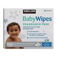 Kirkland Signature Baby Wipes  900 Count