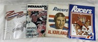 Lot Of 4 Vintage Indy 500 Magazines