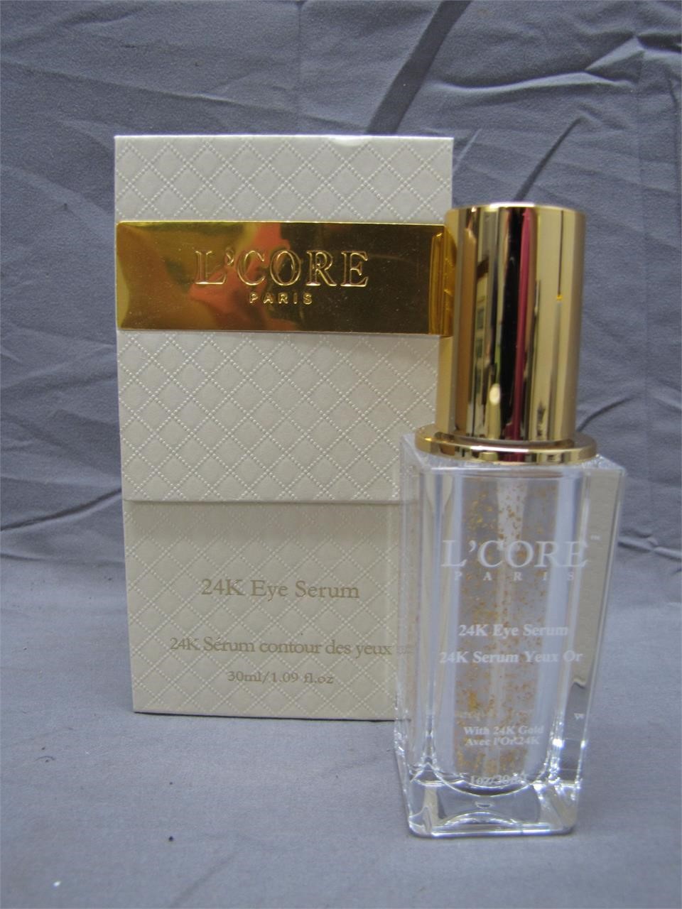 NIB L'Core Paris 24K Eye Serum 30ml