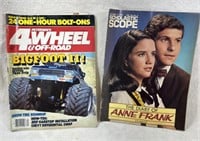 Lot Of 2 Vintage Magazines 4x4 Scholastic Scope
