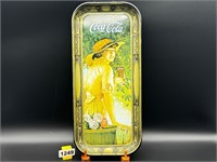 18" x 8" 1972 Drink Coca-Cola tray w/hanger