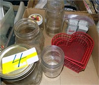 MOUSETRAPS, MASON JARS, HEART SHAPED