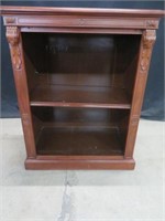 WALNUT 2 SECTION BOOKCASE