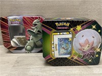 (2) Pokémon Tins 1 Is Full Of Mostly Base Cards