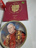 Pope John Paul 1 plate in box